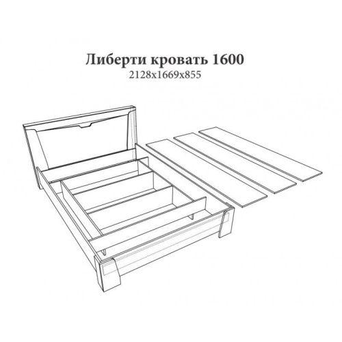 Кровать "Либерти" Эверест 160x200 