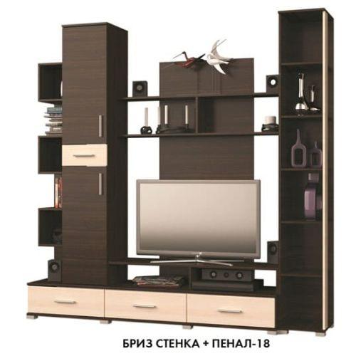 Стенка + пенал 18 «Бриз»